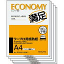 【送料無料】【個人宅届け不可】【法人（会社・企業）様限定】ワープロ用感熱紙(エコノミー満足タイプ) A4 1セット(500枚:100枚×5冊)