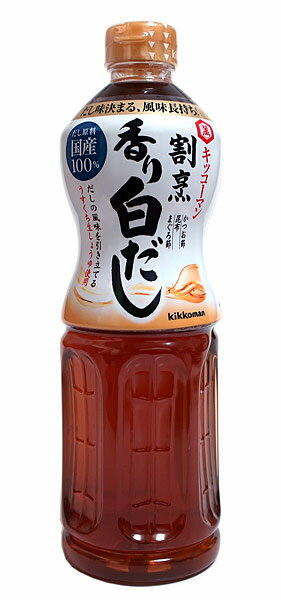 【送料無料】★まとめ買い★　キッコーマン　割烹香り白だし　1L　×6個【イージャパンモール】