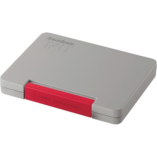 【送料無料】【個人宅届け不可】【法人（会社・企業）様限定】シヤチハタ 強着スタンプ台 タート(多目的用) 大形 赤 1個【イージャパンモール】