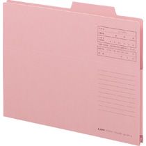 【送料無料】【個人宅届け不可】【法人（会社・企業）様限定】持出しフォルダー　A4　ピンク　1セット(..