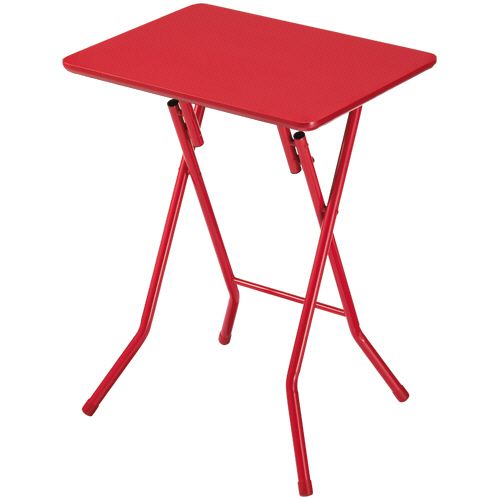 【送料無料】【個人宅届け不可】【法人（会社・企業）様限定】タッチ　フォールディングテーブル　S　幅560×奥行420mm　レッド　1台【イージャパンモール】