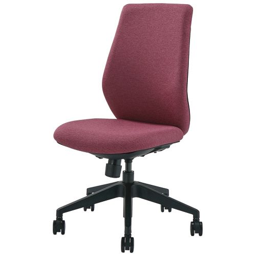 【送料無料】【個人宅届け不可】【法人（会社・企業）様限定】レクチェ　ハイバック　肘なし　布　ローズ　1脚【イージャパンモール】