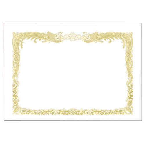 【送料無料】【個人宅届け不可】【法人（会社・企業）様限定】賞状用紙 白 A3 タテ書用 1冊(10枚)【イージャパンモール】