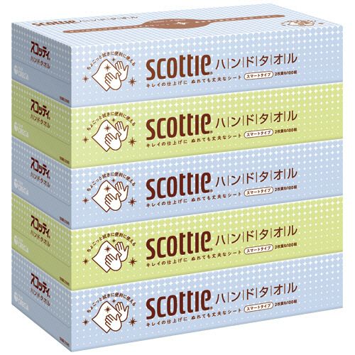 【代引不可】【イージャパンモール】【返品・交換・キャンセル・日時指定不可・法人（会社・企業）様限定】 必ず2通目のメールをご確認ください。 ※本商品は熨斗・包装（ラッピング）はお承り出来ない商品となります。 ※本商品はお届け先様名が法人（企業・会社）様宛ての場合のみお承りとなり、個人様宛てのご注文はお承りしておりませんので予めご了承くださいませ。 ※領収書につきましてはeメールにPDFファイルを添付してのご案内のみとなります。 ※本商品は【イージャパンショッピングモール】（イージャパンモール）の他の商品と同梱することは出来ません。※商品はご注文（ご決済）後、2-5営業日で発送（土・日・祝日除く）となります。※配送業者と契約がないため、送付先が沖縄・離島・一部地域の場合キャンセルとさせていただきます。※発送予定日は、在庫がある場合の予定日となります。 ※在庫がない場合には、キャンセルとさせて頂きます。 ※納期が遅れます場合には改めてご連絡させて頂きます。※本商品はメーカー取り寄せ商品となります。 流動在庫となりますためお手配時に在庫がない場合はキャンセルとさせていただきます。 在庫と納期のご確認が必要な場合は事前にお問い合わせください。 ※キャンセル・返品・交換・日時指定不可です。（平日のみのお届け） ※ご注文確定後でのお届け先の変更等はお承りできませんのでご注意ください。 ※本商品は法人（企業・会社）様限定商品となり、お届け先は「法人（企業・会社）様」に限ります。（個人様宛てへのお届けはお承りしておりません） 　お届け先に法人名が確認できる表札等がない場合、お届けをお承りすることができなくなっております。 　また、商品のお受取人様名に法人（企業・会社）様名をご記入いただけない場合もご注文をお承りできません。 ※置き配や宅配ボックスへの配送も承れませんので、お届け時にお留守でないようお願い致します。 ※沖縄・離島および一部地域へのお届けは出来ません。 ※商品のお写真はイメージ画像です。概要 手洗い後の「しっかりふき取り」ができる2枚重ねのソフトタイプシート。 商品説明 ●BOXタイプ。 仕様 シートサイズ 198×206mm 材質 パルプ＋紙パックリサイクルパルプ その他仕様 ●内容量（1箱あたり）：200枚（100組） シリーズ名 スコッティ JANコード 4901750377113 【メーカー・製造または販売元】日本製紙クレシア【広告文責】株式会社イージャパンアンドカンパニーズ 072-875-6666《ご注意ください》 ※本商品はキャンセル・返品・交換・日時指定不可の商品です。 　不良品、内容相違、破損、損傷の場合は良品と交換いたします。 　但し、商品出荷より7日以上たった商品につきましては交換いたしかねますのでご注意ください。 ※商品がリニューアルしている場合、リニューアル後の商品をお届けします。 ※法人（企業・会社）様宛ての場合のみご注文をお承りしております。（個人様宛てへのお届けはお承りしておりません） 　配送の日時指定は出来ません。お届け時にお留守でないようお願い致します。[関連キーワード：衣料・生活用品 日用品 ペーパータオル レギュラーサイズ]