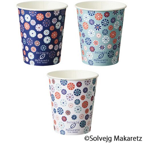 紙杯 - 【送料無料】【個人宅届け不可】【法人（会社・企業）様限定】紙コップ　Mosaic　Floral　150mL(5オンス)　1パック(80個)【イージャパンモール】