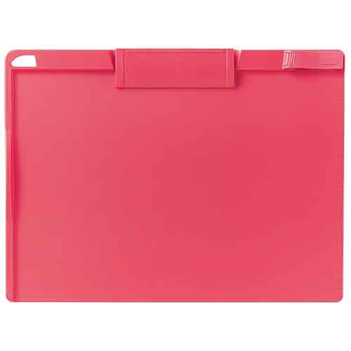【送料無料】【個人宅届け不可】【法人（会社・企業）様限定】クリップボード　A4ヨコ　ピンク　1セッ..