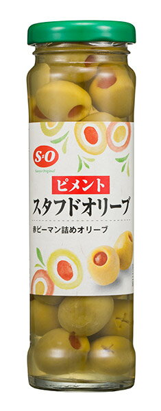 【送料無料】★まとめ買い★　S＝O　スタフドオリーブ 140g　×24個【イージャパンモール】