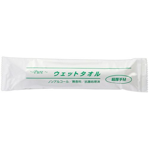 【代引不可】【イージャパンモール】【返品・交換・キャンセル・日時指定不可・法人（会社・企業）様限定】 必ず2通目のメールをご確認ください。 ※本商品は熨斗・包装（ラッピング）はお承り出来ない商品となります。 ※本商品はお届け先様名が法人（企業・会社）様宛ての場合のみお承りとなり、個人様宛てのご注文はお承りしておりませんので予めご了承くださいませ。 ※領収書につきましてはeメールにPDFファイルを添付してのご案内のみとなります。 ※本商品は【イージャパンショッピングモール】（イージャパンモール）の他の商品と同梱することは出来ません。※商品はご注文（ご決済）後、2-5営業日で発送（土・日・祝日除く）となります。※配送業者と契約がないため、送付先が沖縄・離島・一部地域の場合キャンセルとさせていただきます。※発送予定日は、在庫がある場合の予定日となります。 ※在庫がない場合には、キャンセルとさせて頂きます。 ※納期が遅れます場合には改めてご連絡させて頂きます。※本商品はメーカー取り寄せ商品となります。 流動在庫となりますためお手配時に在庫がない場合はキャンセルとさせていただきます。 在庫と納期のご確認が必要な場合は事前にお問い合わせください。 ※キャンセル・返品・交換・日時指定不可です。（平日のみのお届け） ※ご注文確定後でのお届け先の変更等はお承りできませんのでご注意ください。 ※本商品は法人（企業・会社）様限定商品となり、お届け先は「法人（企業・会社）様」に限ります。（個人様宛てへのお届けはお承りしておりません） 　お届け先に法人名が確認できる表札等がない場合、お届けをお承りすることができなくなっております。 　また、商品のお受取人様名に法人（企業・会社）様名をご記入いただけない場合もご注文をお承りできません。 ※置き配や宅配ボックスへの配送も承れませんので、お届け時にお留守でないようお願い致します。 ※沖縄・離島および一部地域へのお届けは出来ません。 ※商品のお写真はイメージ画像です。概要 ボリュームがあり、やわらかい肌ざわりの丈夫な抗菌処理済みウェットタオル。 商品説明 ●色分けされたフィルムで識別しやすい！超厚手・Mサイズ、60本。 仕様 サイズ M その他仕様 ●超厚手●素材：レーヨンエンボス不織布●個包装●無香料●抗菌処理済●温めて使用可 備考 ※温め時にフィルムのインクが色落ちする場合があります。 シートサイズ 260×300mm アルコール ノンアルコールタイプ JANコード 4901091180939 【広告文責】株式会社イージャパンアンドカンパニーズ 072-875-6666《ご注意ください》 ※本商品はキャンセル・返品・交換・日時指定不可の商品です。 　不良品、内容相違、破損、損傷の場合は良品と交換いたします。 　但し、商品出荷より7日以上たった商品につきましては交換いたしかねますのでご注意ください。 ※商品がリニューアルしている場合、リニューアル後の商品をお届けします。 ※法人（企業・会社）様宛ての場合のみご注文をお承りしております。（個人様宛てへのお届けはお承りしておりません） 　配送の日時指定は出来ません。お届け時にお留守でないようお願い致します。[関連キーワード：入浴・清拭用品 清拭用品 からだふき ウエットタイプ]