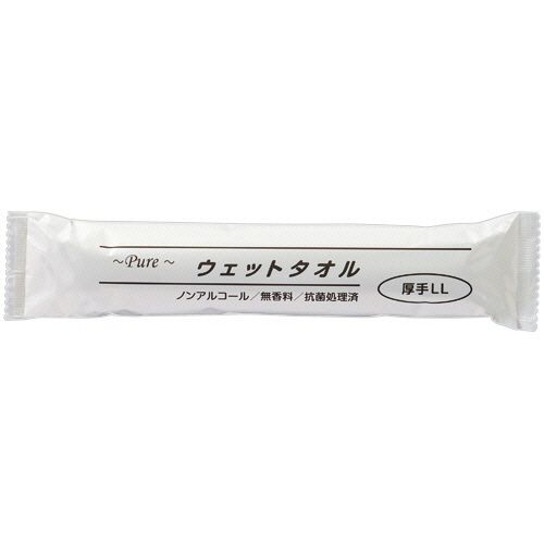 【代引不可】【イージャパンモール】【返品・交換・キャンセル・日時指定不可・法人（会社・企業）様限定】 必ず2通目のメールをご確認ください。 ※本商品は熨斗・包装（ラッピング）はお承り出来ない商品となります。 ※本商品はお届け先様名が法人（企業・会社）様宛ての場合のみお承りとなり、個人様宛てのご注文はお承りしておりませんので予めご了承くださいませ。 ※領収書につきましてはeメールにPDFファイルを添付してのご案内のみとなります。 ※本商品は【イージャパンショッピングモール】（イージャパンモール）の他の商品と同梱することは出来ません。※商品はご注文（ご決済）後、2-5営業日で発送（土・日・祝日除く）となります。※配送業者と契約がないため、送付先が沖縄・離島・一部地域の場合キャンセルとさせていただきます。※発送予定日は、在庫がある場合の予定日となります。 ※在庫がない場合には、キャンセルとさせて頂きます。 ※納期が遅れます場合には改めてご連絡させて頂きます。※本商品はメーカー取り寄せ商品となります。 流動在庫となりますためお手配時に在庫がない場合はキャンセルとさせていただきます。 在庫と納期のご確認が必要な場合は事前にお問い合わせください。 ※キャンセル・返品・交換・日時指定不可です。（平日のみのお届け） ※ご注文確定後でのお届け先の変更等はお承りできませんのでご注意ください。 ※本商品は法人（企業・会社）様限定商品となり、お届け先は「法人（企業・会社）様」に限ります。（個人様宛てへのお届けはお承りしておりません） 　お届け先に法人名が確認できる表札等がない場合、お届けをお承りすることができなくなっております。 　また、商品のお受取人様名に法人（企業・会社）様名をご記入いただけない場合もご注文をお承りできません。 ※置き配や宅配ボックスへの配送も承れませんので、お届け時にお留守でないようお願い致します。 ※沖縄・離島および一部地域へのお届けは出来ません。 ※商品のお写真はイメージ画像です。概要 ボリュームがあり、やわらかい肌ざわりの丈夫な抗菌処理済みウェットタオル。 商品説明 ●色分けされたフィルムで識別しやすい！厚手・LLサイズ、50本×10パックセットです。 仕様 サイズ LL その他仕様 ●厚手●素材：レーヨンエンボス不織布●個包装●無香料●抗菌処理済●温めて使用可 備考 ※温め時にフィルムのインクが色落ちする場合があります。 シートサイズ 260×600mm アルコール ノンアルコールタイプ JANコード 4901091180922 【広告文責】株式会社イージャパンアンドカンパニーズ 072-875-6666《ご注意ください》 ※本商品はキャンセル・返品・交換・日時指定不可の商品です。 　不良品、内容相違、破損、損傷の場合は良品と交換いたします。 　但し、商品出荷より7日以上たった商品につきましては交換いたしかねますのでご注意ください。 ※商品がリニューアルしている場合、リニューアル後の商品をお届けします。 ※法人（企業・会社）様宛ての場合のみご注文をお承りしております。（個人様宛てへのお届けはお承りしておりません） 　配送の日時指定は出来ません。お届け時にお留守でないようお願い致します。[関連キーワード：入浴・清拭用品 清拭用品 からだふき ウエットタイプ]