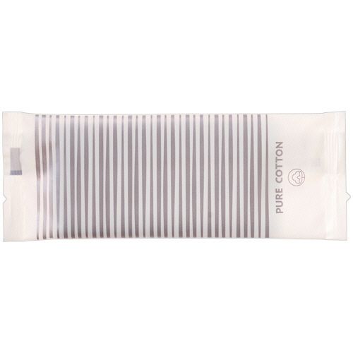 【送料無料】【個人宅届け不可】【法人（会社・企業）様限定】PURE　COTTON　シルバー　1パック（100枚）