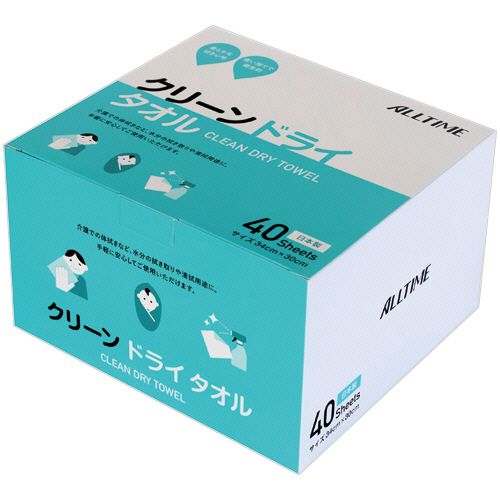 【代引不可】【イージャパンモール】【返品・交換・キャンセル・日時指定不可・法人（会社・企業）様限定】 必ず2通目のメールをご確認ください。 ※本商品は熨斗・包装（ラッピング）はお承り出来ない商品となります。 ※本商品はお届け先様名が法人（企業・会社）様宛ての場合のみお承りとなり、個人様宛てのご注文はお承りしておりませんので予めご了承くださいませ。 ※領収書につきましてはeメールにPDFファイルを添付してのご案内のみとなります。 ※本商品は【イージャパンショッピングモール】（イージャパンモール）の他の商品と同梱することは出来ません。※商品はご注文（ご決済）後、2-5営業日で発送（土・日・祝日除く）となります。※配送業者と契約がないため、送付先が沖縄・離島・一部地域の場合キャンセルとさせていただきます。※発送予定日は、在庫がある場合の予定日となります。 ※在庫がない場合には、キャンセルとさせて頂きます。 ※納期が遅れます場合には改めてご連絡させて頂きます。※本商品はメーカー取り寄せ商品となります。 流動在庫となりますためお手配時に在庫がない場合はキャンセルとさせていただきます。 在庫と納期のご確認が必要な場合は事前にお問い合わせください。 ※キャンセル・返品・交換・日時指定不可です。（平日のみのお届け） ※ご注文確定後でのお届け先の変更等はお承りできませんのでご注意ください。 ※本商品は法人（企業・会社）様限定商品となり、お届け先は「法人（企業・会社）様」に限ります。（個人様宛てへのお届けはお承りしておりません） 　お届け先に法人名が確認できる表札等がない場合、お届けをお承りすることができなくなっております。 　また、商品のお受取人様名に法人（企業・会社）様名をご記入いただけない場合もご注文をお承りできません。 ※置き配や宅配ボックスへの配送も承れませんので、お届け時にお留守でないようお願い致します。 ※沖縄・離島および一部地域へのお届けは出来ません。 ※商品のお写真はイメージ画像です。概要 肌にやさしい衛生的な国産使い捨て清拭タオル。 商品説明 ●柔らかく、けば立ちにくい清拭タオルです。水に濡れても強度はそのまま。BOXタイプ40枚入。 仕様 その他仕様 ●素材：レーヨン・ポリエステル シートサイズ 340×300mm JANコード 4969641700631 【メーカー・製造または販売元】東京メディカル【広告文責】株式会社イージャパンアンドカンパニーズ 072-875-6666《ご注意ください》 ※本商品はキャンセル・返品・交換・日時指定不可の商品です。 　不良品、内容相違、破損、損傷の場合は良品と交換いたします。 　但し、商品出荷より7日以上たった商品につきましては交換いたしかねますのでご注意ください。 ※商品がリニューアルしている場合、リニューアル後の商品をお届けします。 ※法人（企業・会社）様宛ての場合のみご注文をお承りしております。（個人様宛てへのお届けはお承りしておりません） 　配送の日時指定は出来ません。お届け時にお留守でないようお願い致します。[関連キーワード：入浴・清拭用品]