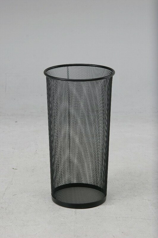 メッシュ　傘立て（大）（直径25．5x50）BK 人気 kasa