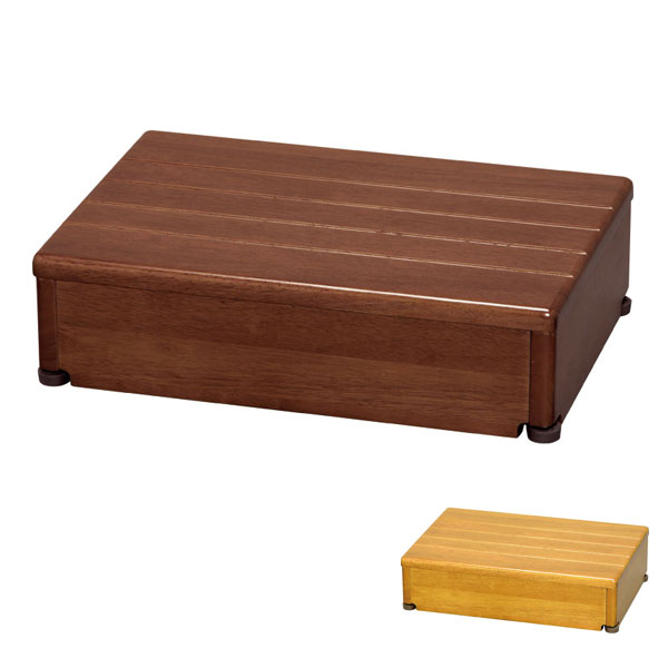 【マラソン限定P2倍】安寿 木製玄関台 1段タイプ 45W-30-1段 アロン化成 (玄関 踏み台 木 踏み台 木製 ..