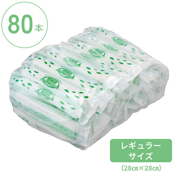 ・圧倒的な厚みと保水力 ・超厚手（※一般品の約3.5倍）でたっぷり保水（※一般品の約2.8倍）ができるシート ・1枚で広範囲を拭くことができ、使用枚数や作業時間の削減ができます ・優れた汚れキャッチ力 ・シートの空間で汚れをキャッチでき、ほどよい柔らかさのため、細かい部分もしっかり拭けます ・温かさを長時間キープ ・「温めても使う時にはすぐ冷めてしまう」という現場の問題を解決！ ・温めた際、取り出してから8分以上も40℃以上をキープ ・使う際にはヒヤッとすることなく清拭ができます ●内容／1袋・80本入 ●サイズ／レギュラーサイズ（280mm×280mm） ●材質／パルプ、ポリプロピレン、ポリエチレン、アクリル系樹脂 ●成分／水、PG、ベンザルコニウムクロリド、ブチルカルバミン酸ヨウ化プロピニル、セチルピリジニウムクロリド、ポリアミノプロピルビグアニド ●おしぼりタイプ ●生産国／日本 ●JANコード／4510467000018 ●メーカー／ハビックス株式会社