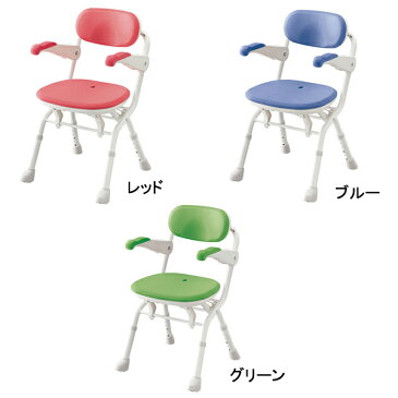 アロン化成 安寿 楽らく開閉シャワーベンチ Sコンパクト 536-094 536-095 536-096 (介護用 風呂椅子 介護 浴室 椅子 チェア 折りたたみ 肘掛け椅子)介護用品
