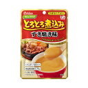 【マラソン限定P2倍】介護食 ハウス食品 区分4 かまなくてよい やさしくラクケア とろとろ煮込みのすき焼き 88390 80g (食品) 介護用品