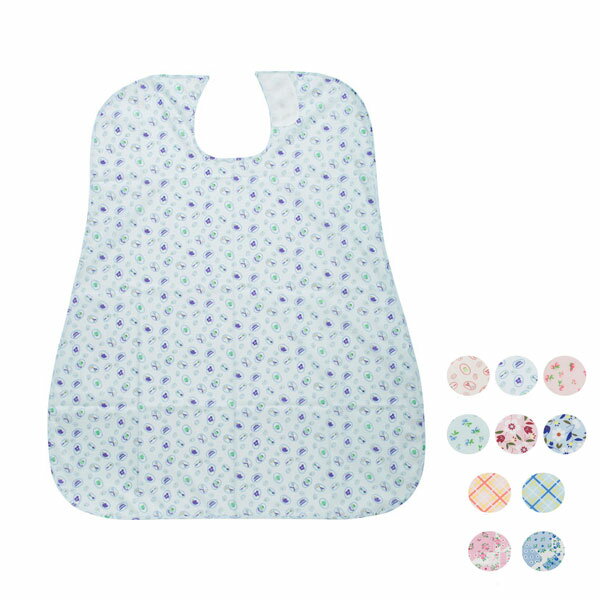 【ブラックフライデーP2倍】介援隊 食事用エプロン CX-01002 (介護 エプロン 食事用エプロン) 介護用品