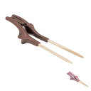 【マラソン限定P2倍】箸ぞうくんクリア S-12 S-13 S-14 S-15 茶色(長さ22cm) ピンク(長さ21cm) 左手用 右手用 ウインド (介護 ...