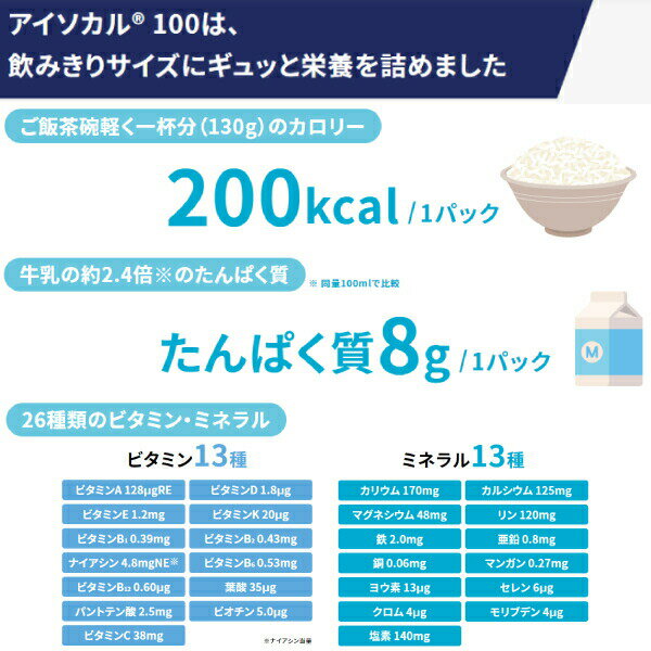 【マラソン限定P2倍】介護食品 栄養補助 飲料 水分補給 高カロリー ネスレ日本ネスレヘルスサイエンスカンパニー アイソカル100 キャラメル味 788512405　100mL 介護食 ドリンク 栄養補給 栄養食 小容量設計 MCT 介護用品 3