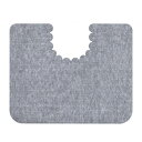 床汚れ防止マット 3枚組 KJ-06 グレー サンコー トイレ 便利用品 日常生活 介護 介護用品