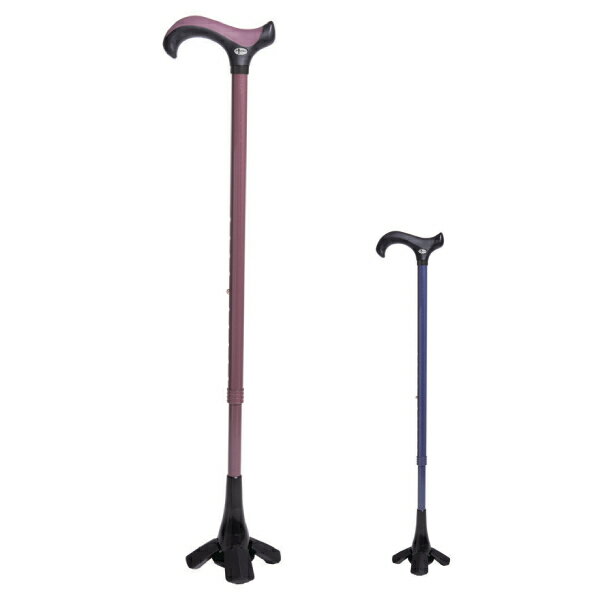 杖 多点杖 自立式 おしゃれ 男性 女性 屋外 五点支持ステッキソフトグリップ つえたった JT-senior 歩行補助 散歩 ウォーキング 誕生日 母の日 父の日 敬老の日 ギフト プレゼント 介護用品のサムネイル