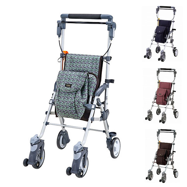 シルバーカー 折りたたみ 座れる キャリースルーンN　CS-10 マキテック 手押し車 コンパクトタ ...