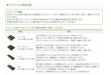 (代引き不可) 折りたたみ式軽量スロープ デクパック シニア(エッジなし)長さ300cm ケアメディックス (車椅子 スロープ 段差解消スロープ 屋外用 段差スロープ 介護 スロープ 介護 用 スロープ) 介護用品