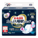 【マラソン限定P2倍】尿漏れパッド 約10回分吸収 マーヤ HI-BLOCK たっぷり吸収パッド プレミアム 30枚 東陽特紙 ハイブロック 男女兼用 パッドタイプ 大人用紙おむつ用 横モレガード 介護用品