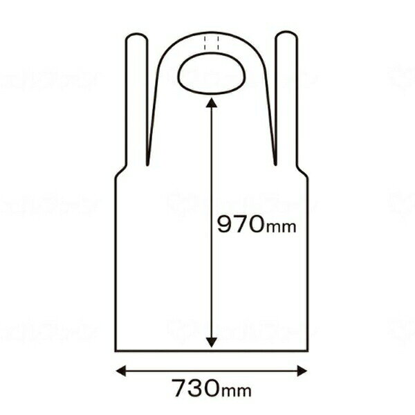 【マラソン限定P2倍】施設 病院 介護 看護 衛生 予防 竹虎ビニールエプロンP 076355　076356　076357　50枚 竹虎 ヒューマンケア事業部 介護用品 (3)