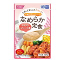 ・主食と主菜をこれ1パックで、キメ細やかなしっとりペースト。 ・栄養面に配慮したペースト食です。 ・鶏肉の旨味とトマトソースがベストマッチ。 ●原材料／ 鶏肉、野菜（大豆、たまねぎ、じゃがいも、にんじん、とうもろこし、ブロッコリー）、米、トマトケチャップ、トマトピューレ、チキンブイヨン、オリーブオイル、にんにく、食塩、香辛料／トレハロース、ゲル化剤（増粘多糖類）、調味料（アミノ酸等）、酸味料、香辛料抽出物、（一部に小麦・大豆・鶏肉を含む） ●栄養成分／（225g当たり）エネルギー200kcal、たんぱく質10.1g、脂質6.5g、炭水化物23.5g、灰分2.9g、食物繊維2.7g、食塩相当量2.4g ●アレルギー／小麦・大豆・鶏肉 ●賞味期限／製造後1年 ●ユニバーサルデザインフード〈区分4・かまなくてよい〉 ●生産国／日本 ●JANコード／4977113727727 ●メーカー名／ホリカフーズ