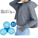 【マラソン限定P2倍】UVパーカー 冷感 帽子付き 薄手 夏 夏用 涼しい レディース SunblockLab爽壁フェイスガード コジット 92239
