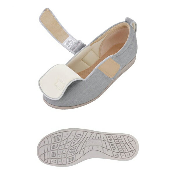 【マラソン限定P2倍】介護シューズ おしゃれ 靴 リハビリ 介護 メンズ レディース 徳武産業 ダブルマジックIII 9E 7037 片足販売 (介護靴 室内履き あゆみシューズ) 介護用品 父の日 母の日 敬老の日 プレゼント