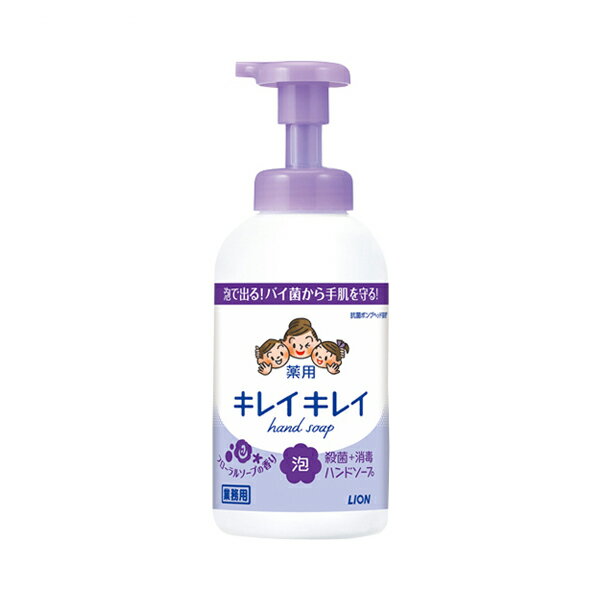 ハンドソープ 薬用 泡タイプ 業務用 キレイキレイ薬用泡ハンドソープ 550mL フローラルソープの香り ライオンハイジーン 手指 殺菌 消毒 介護 介護用品