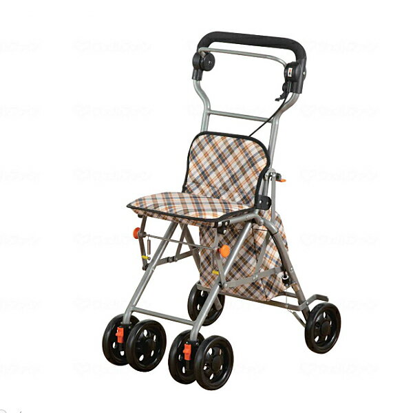 シルバーカー ラクーノウォーカー RK-01022 楽々健株式会社 座面 座れる ショッピング 介護用品