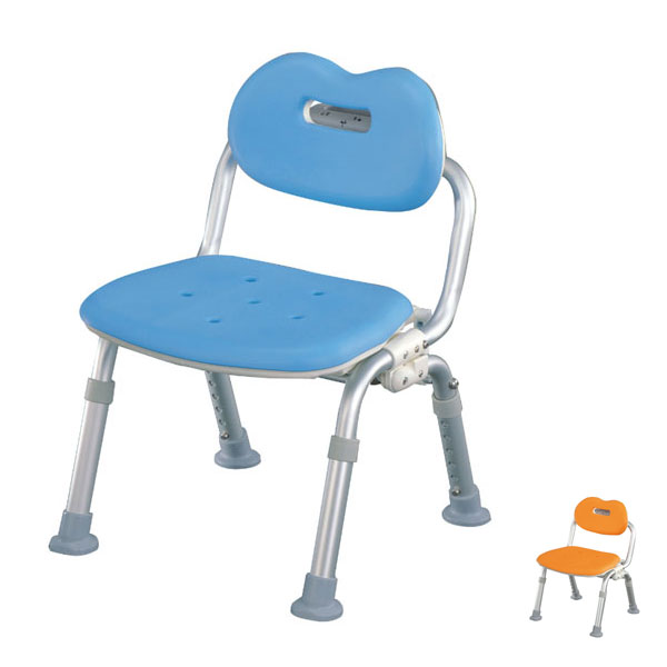 (代引き不可) パナソニックシャワーチェア ユクリア コンパクトワンタッチおりたたみ PN-L41411A PN-L41411D（入浴用椅子　お風呂用いす　シャワーベンチ）介護用品のサムネイル