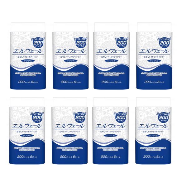 ・環境にやさしいリサイクルパルプを使用したエコノミータイプ。 ・芯なしタイプでゴミの削減。 ・交換の手間を軽減する200m巻のスーパーロングタイプ。 ・業務用の無香料タイプ。 ●原材料／再生紙 ●サイズ／107mm×200m巻 ●ケース入数...