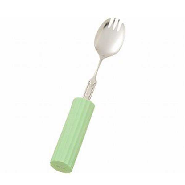 【ブラックフライデーP2倍】曲げ曲げハンドル・シリコンスポンジ付 SS-28 スプーン・フォーク兼用大 フセ企画 (丸型スポンジ2.8cm付) (R-21/SS...