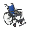 車椅子 軽量 コンパクト (代引き不可) アルミ製自走式車いすBAL-1 ミキ ノーパンクタイヤ (折りたたみ 自走用車椅子 車いす 介護用品)