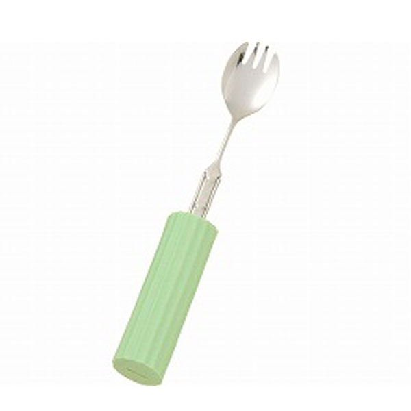 【ブラックフライデーP2倍】曲げ曲げハンドル・シリコンスポンジ付 SS-28 スプーン・フォーク兼用小 フセ企画 (丸型スポンジ2.8cm付) (R-24/SS...