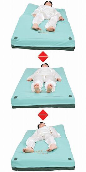 介護用品専門店 まごころショップの(代引き不可) オスカー エアタイプ ショート MOSC83SA 幅83cm モルテン エアマットレス 体圧分散 褥瘡予防 マット 介護用品｜アングル2