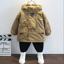 中綿コート キッズ ボーイズ ジャンパー ブルゾン マウンテンパーカー キッズ アウター カジュアル 中綿 ジャケット 男の子 ジュニア 子供 秋 冬 子供服 ...