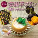 送料無料 鹿児島 安納芋プリン (塩キャラメル) 8個 さつまいも さつま芋 サツマイモ 鹿児島県産 鹿児島 お土産 ホワイトデー お返し お菓子 ギフト スイーツ 秋の味覚