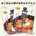 【送料無料】ご当地グルメ お取り寄せ グルメ 薩摩國の「せごどんぶい」 黒豚丼 4箱セット レトルト レトルト食品 ギフトお土産 鹿児島 鹿児島県産黒豚 3