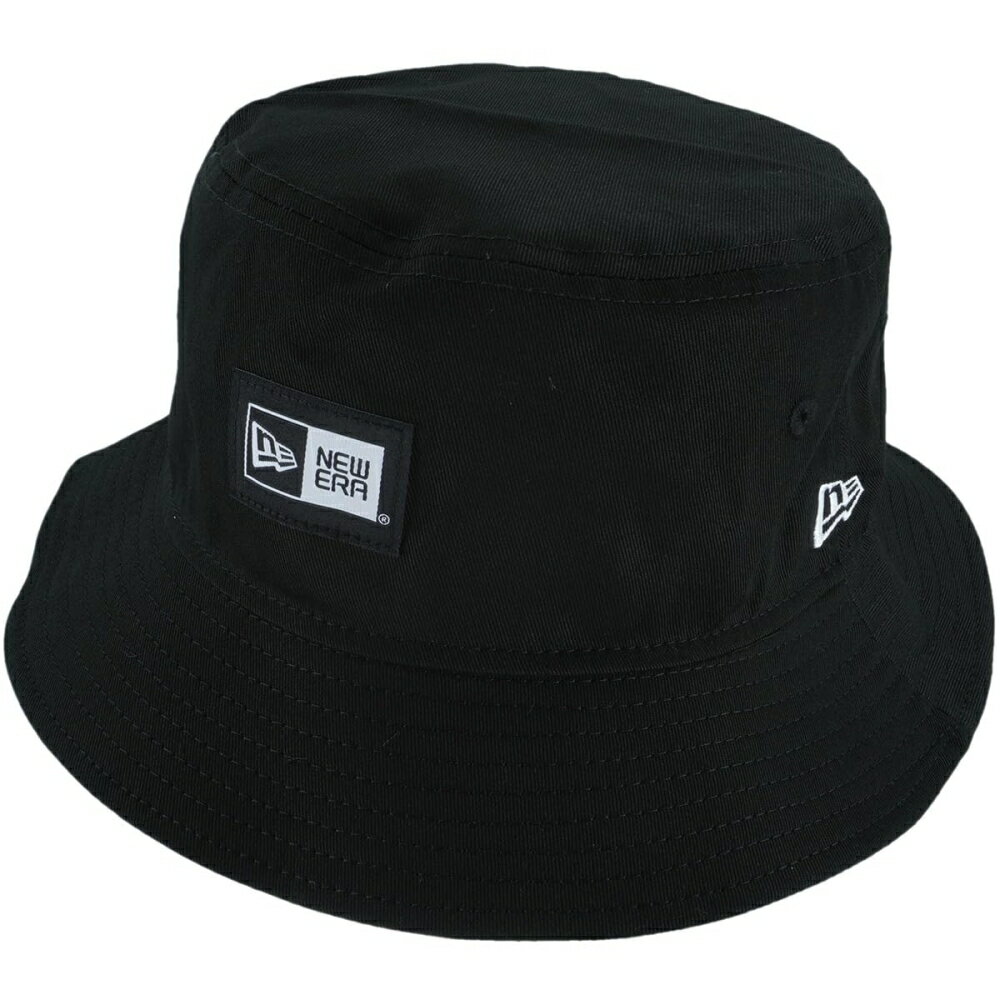 【エントリでポイント10倍 7月1日09:59まで】 ニューエラ（NEW ERA） BUCKET01 BOX LOGO WOVEN BLK M/Lサイズ 13750609