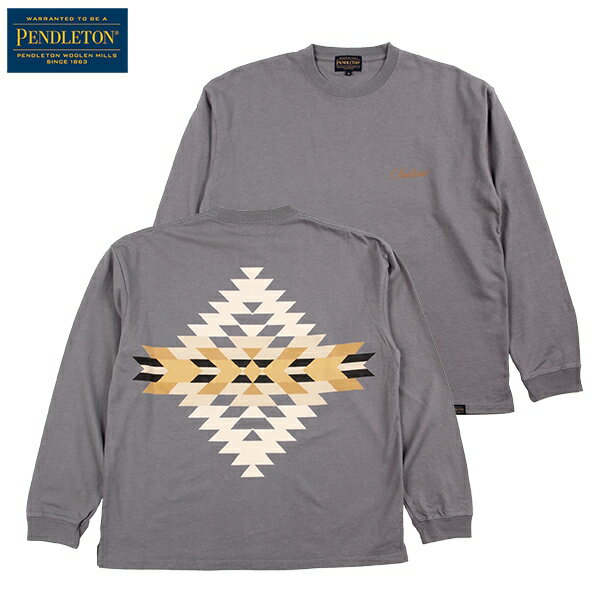 ڥȥǥݥ10 7109:59ޤǡ PENDLETON PWM L/S BackPrintTee GreyRCA M