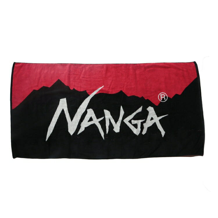 【エントリでポイント10倍 7月1日09:59まで】 フェイスタオル NANGA LOGO TOWEL ナンガ ロゴタオル ジ..