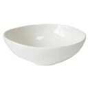 楕円形 ボウル クリーム 大 小鉢 20.0cm 国産 美濃焼食器 業務用 食洗器対応 レンジ対応多治見 絵器彩陶