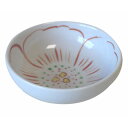 小鉢 色赤絵 卵割 (10.5cm)業務用 食器 国産 赤絵 食洗機対応 レンジ対応 たまご