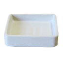 小皿 白マット 角皿 12.9cm 国産 業務用 食器 食洗機対応 レンジ対応 美濃焼