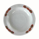 小皿 手描き赤絵 トリオ しょうゆ皿 9.8cm 国産 美濃焼食器 業務用 食洗器対応 レンジ対応多治見 絵器彩陶